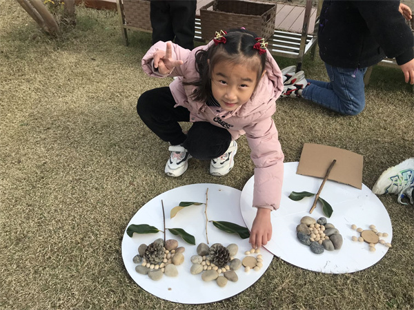 拥抱自然  别样拼摆